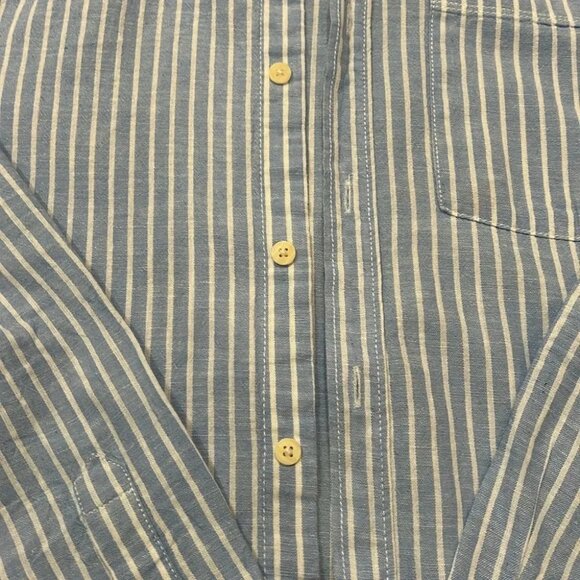 Zara boys pin stripe button down shirt | size 13-14 - Picture 4 of 4